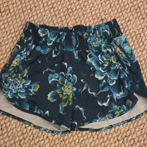 Pick 4 For $25! Avia Floral Teal Women's Athletic Shorts